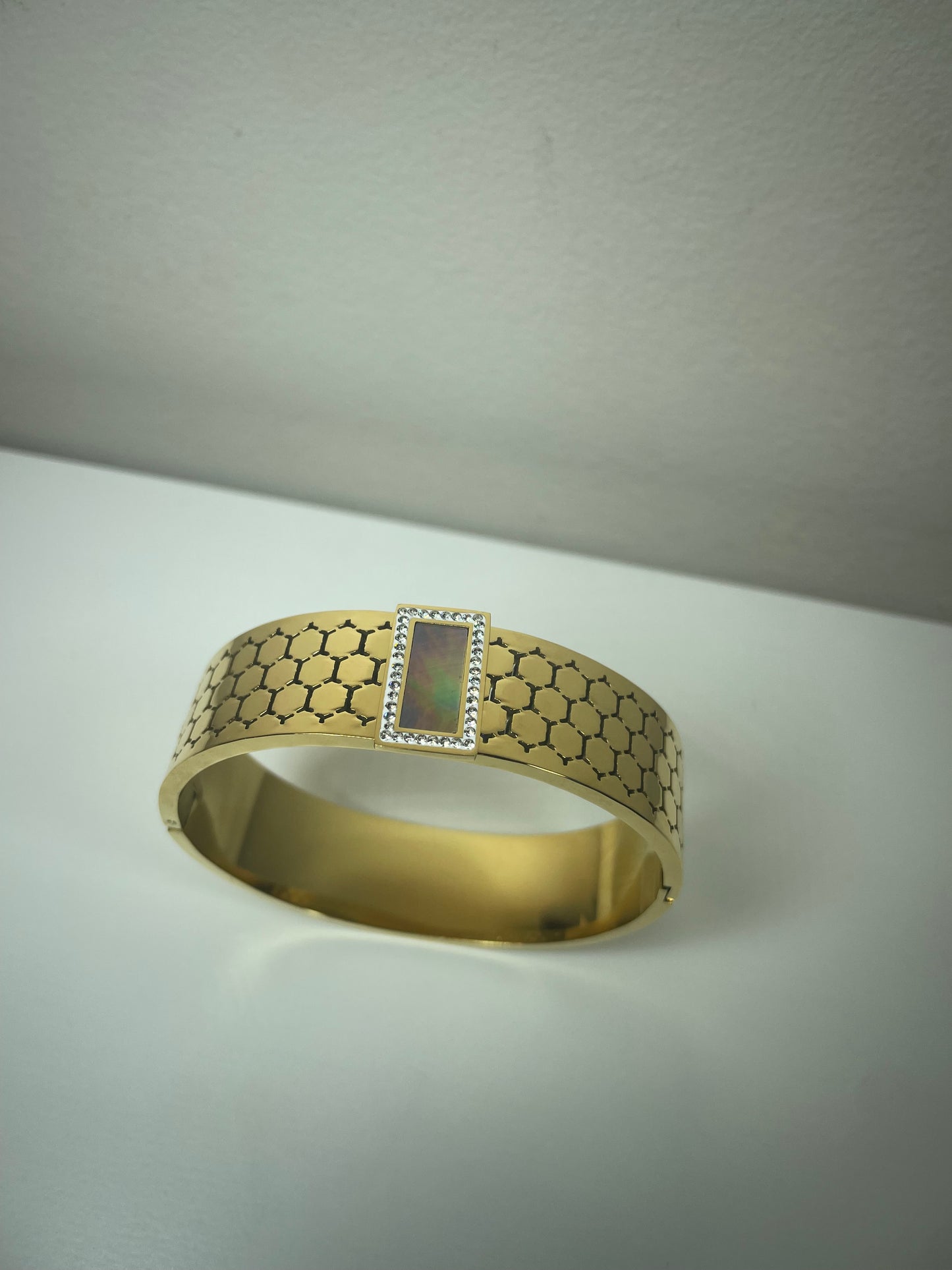 Bracelet corbeau vert