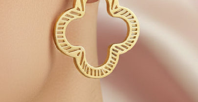 Boucles d’oreilles créoles Nuage