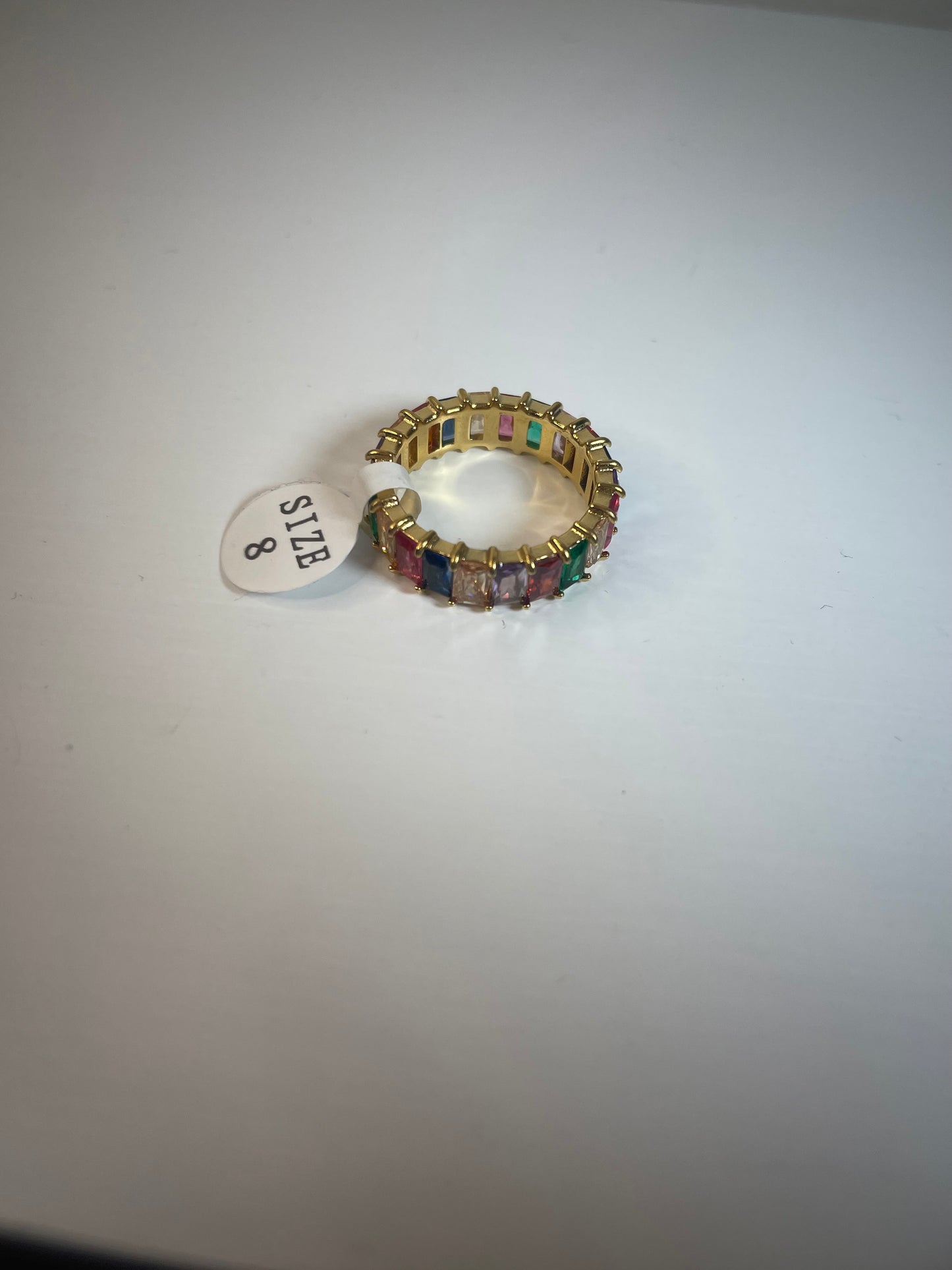 Bague couronne couleur