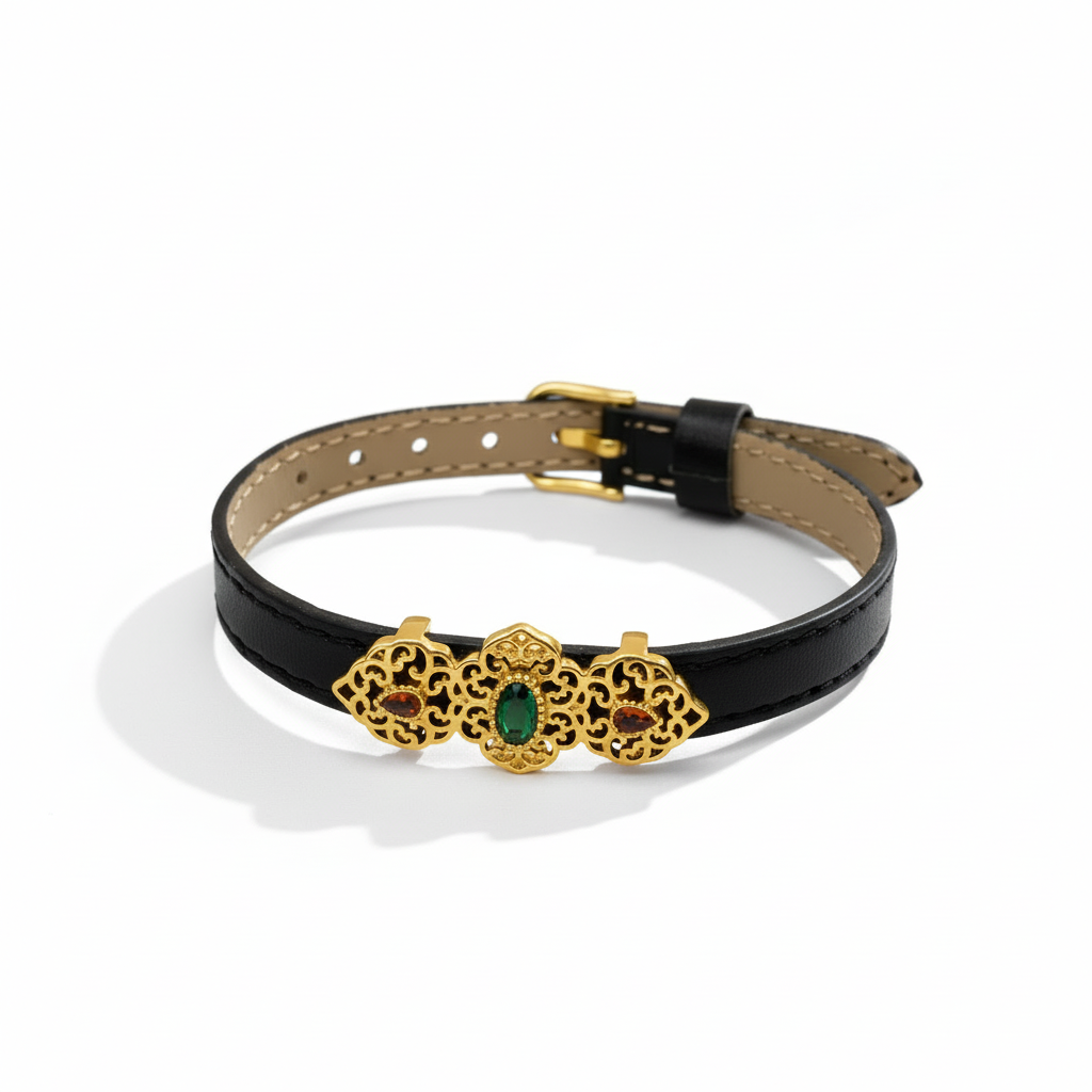 Bracelet vue courbée fond blanc