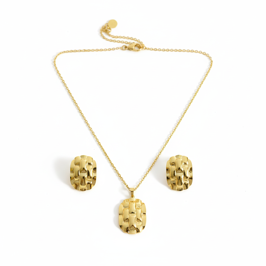 Parure harmonie complète sur fond blanc