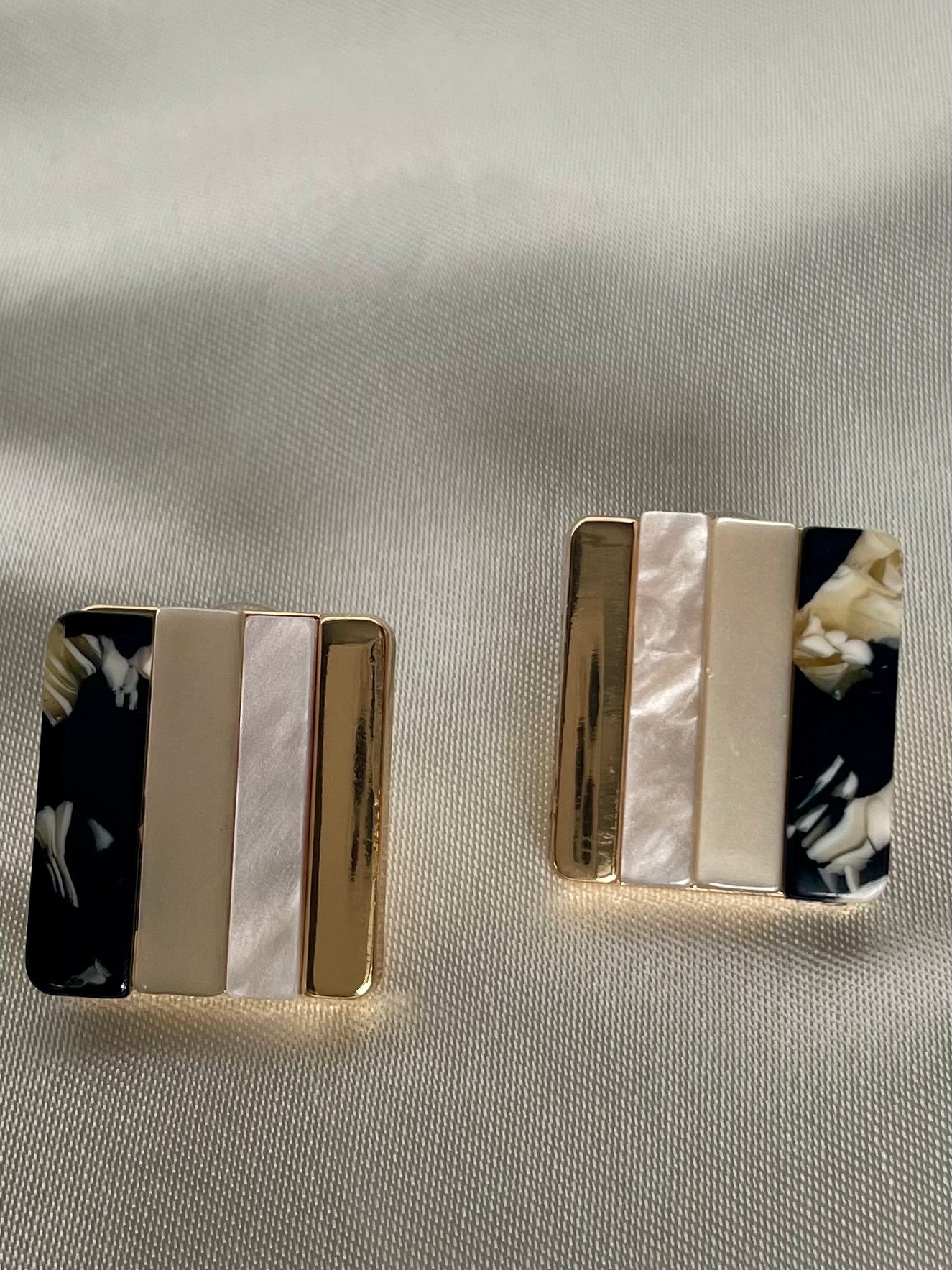 Boucles d’oreilles,Aline noir