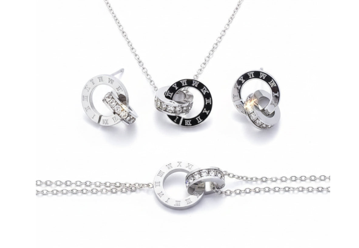 Parure Anneaux Silver