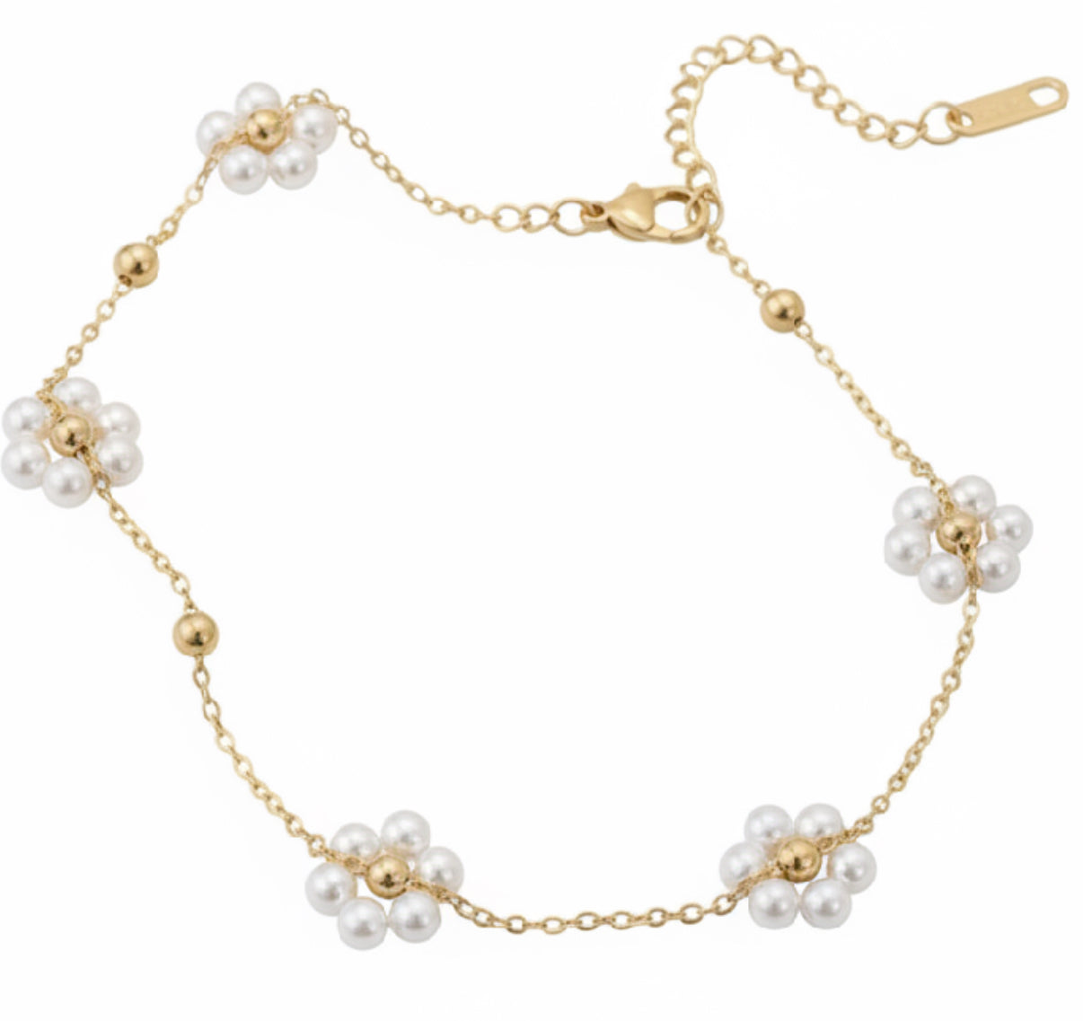 Bracelet cheville nuage