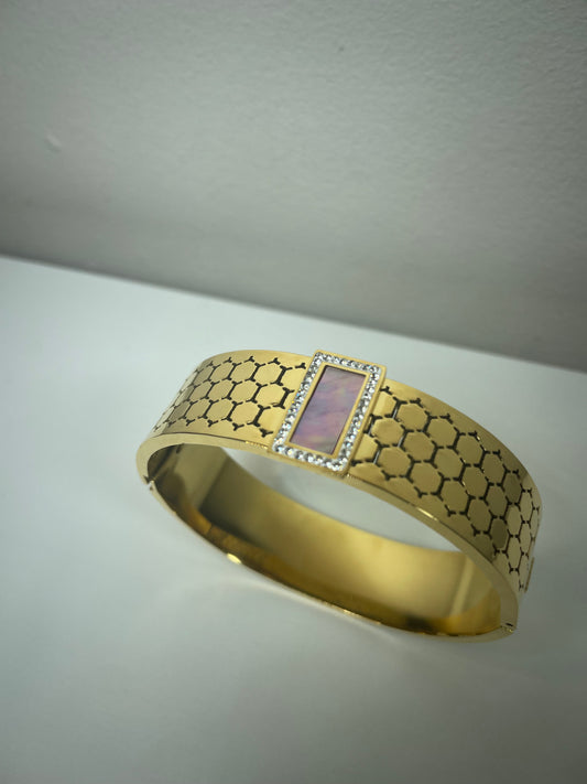 Bracelet corbeau rose