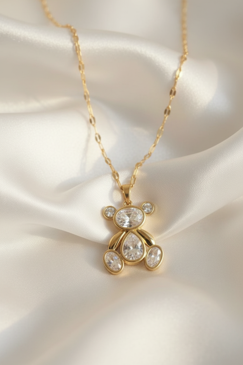 Collier ourson d’or