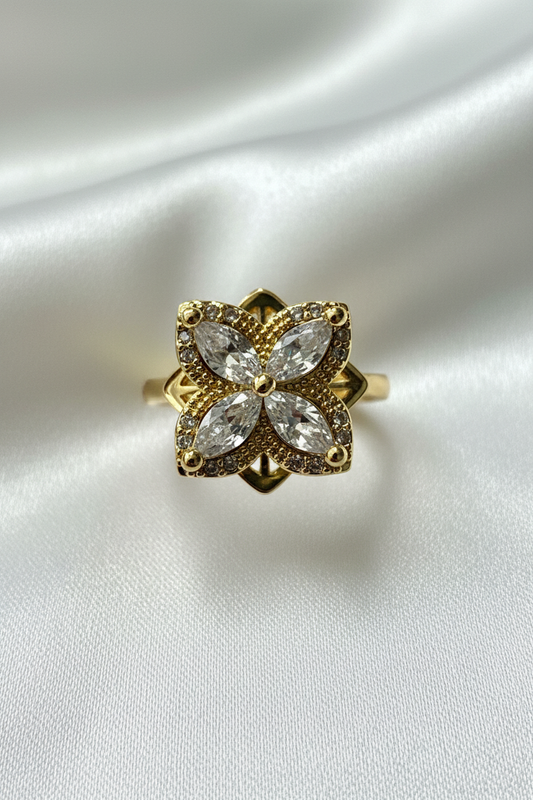 Bague anti stress papillon