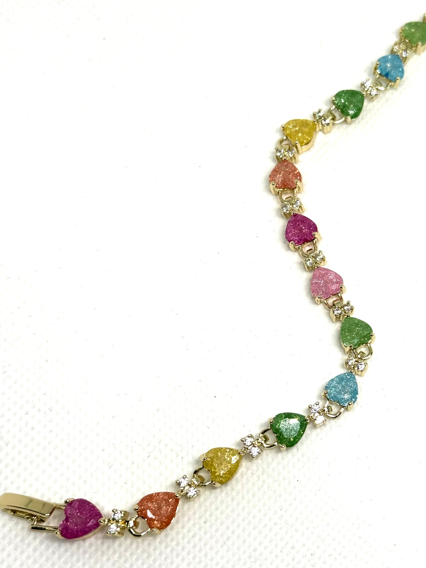 Bracelet cœur de couleurs