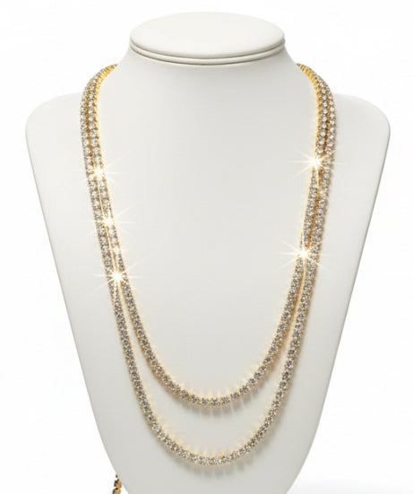 Collier Svetlana sautoir doré