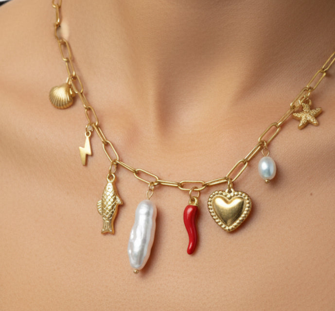 Collier breloque Sandra