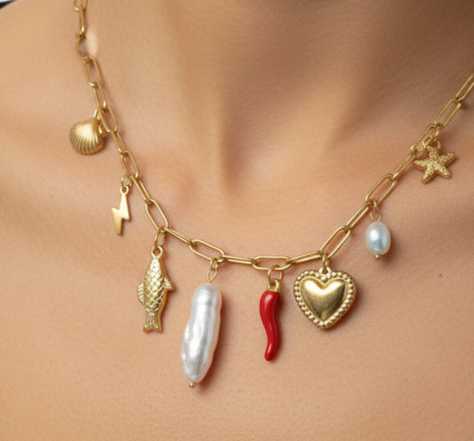 Collier breloque Sandra