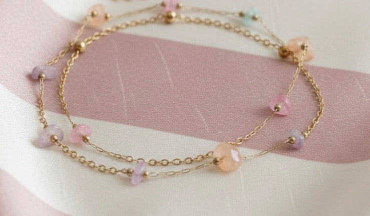 Cheville Amazonite pastel