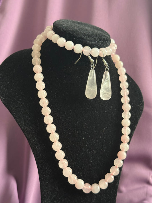 Parure pierre de roche naturel