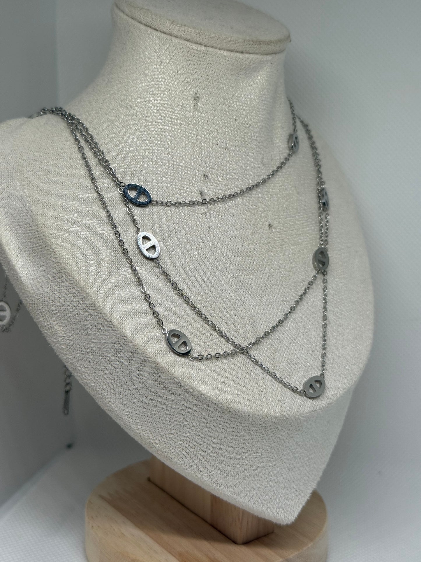 Sautoir graine d’argent