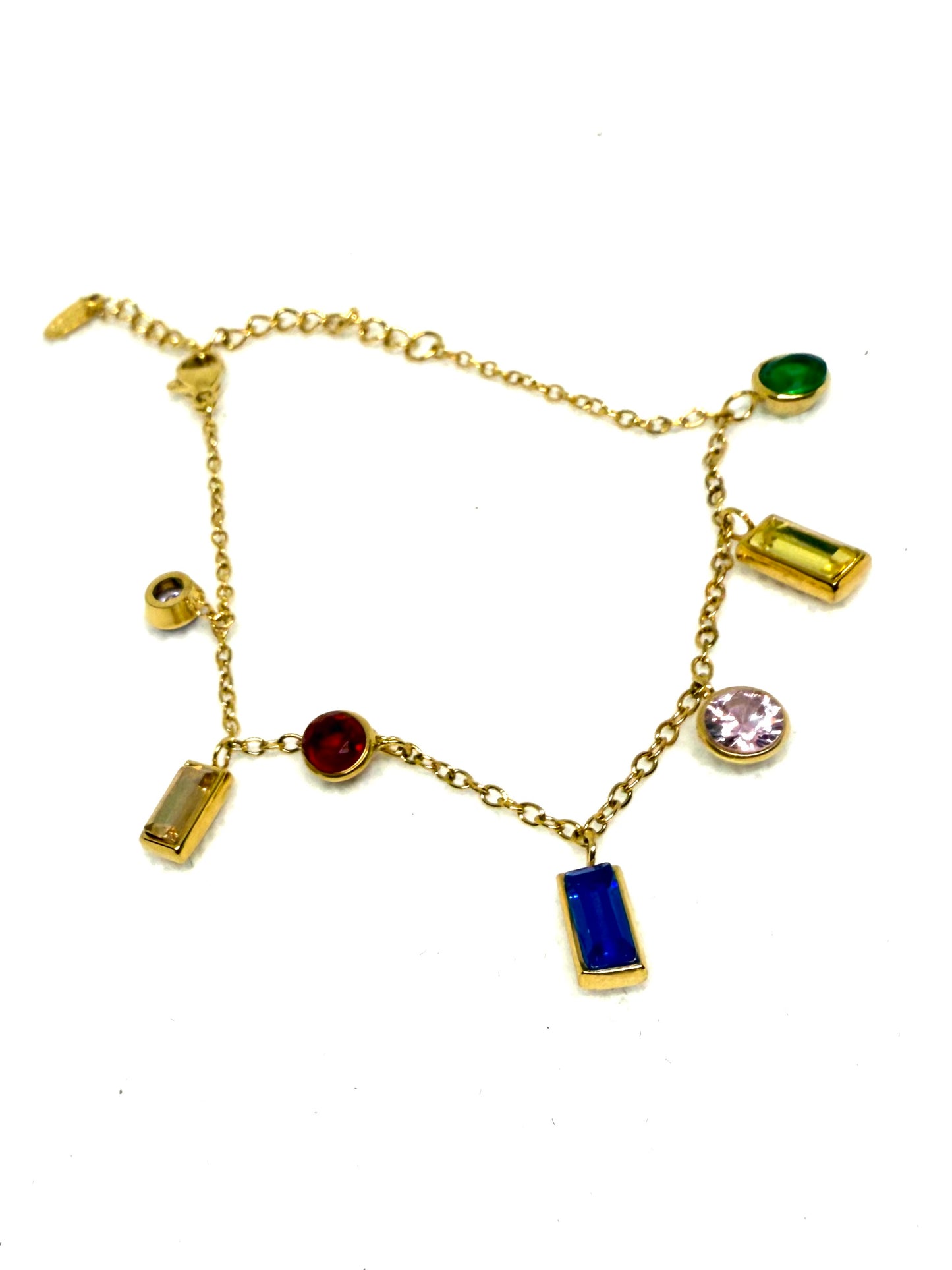 Chaîne cristal de couleur