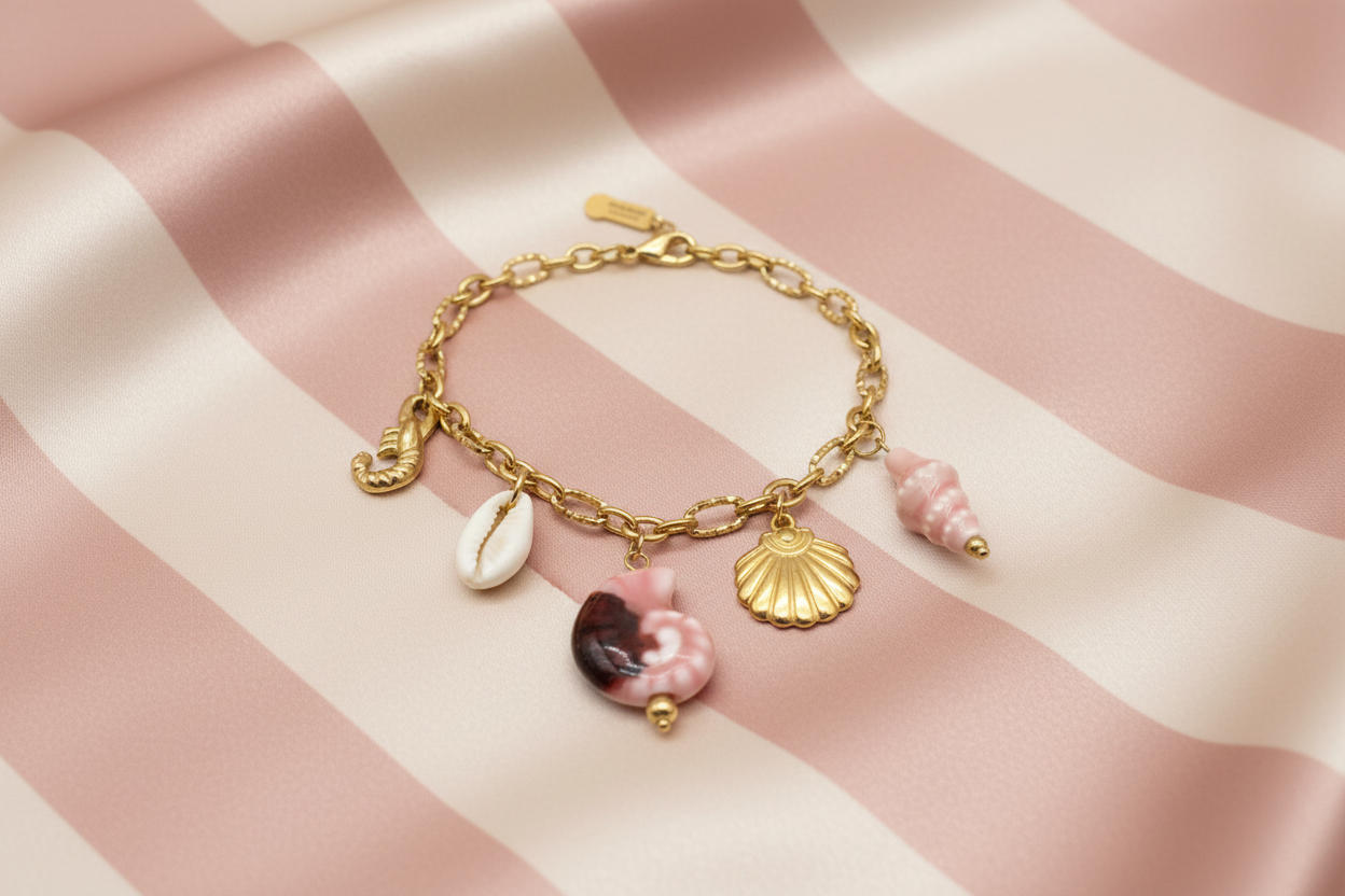 Bracelet Breloque Coquille