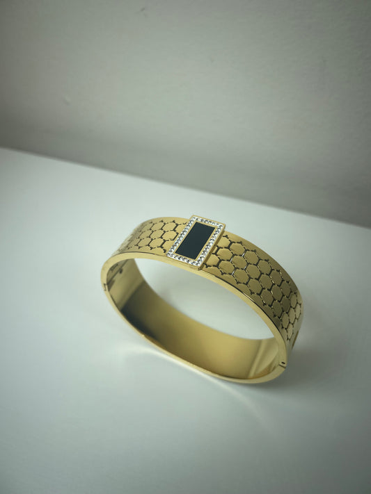 Bracelet corbeau noir