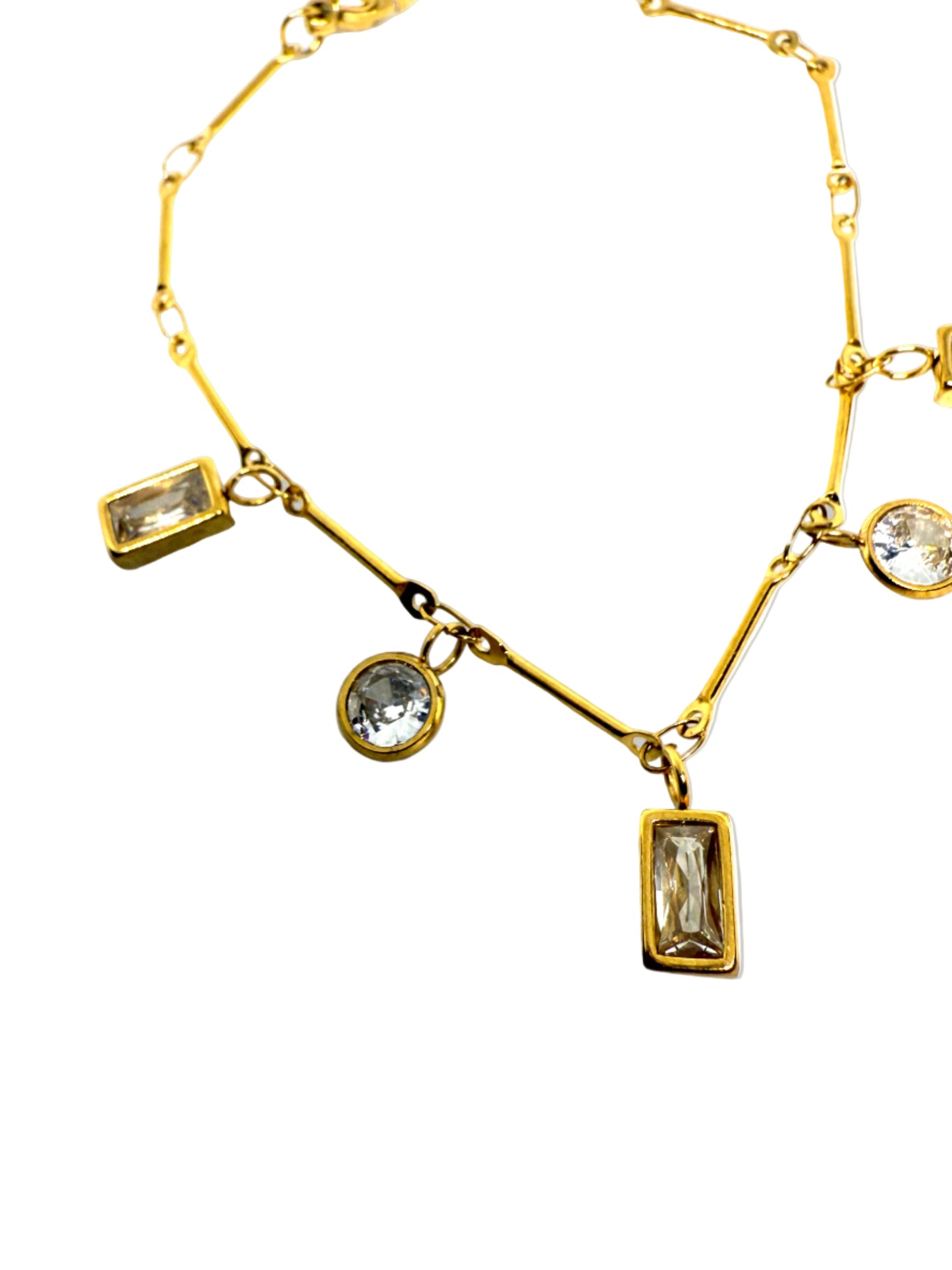 Chaîne cristal nacré