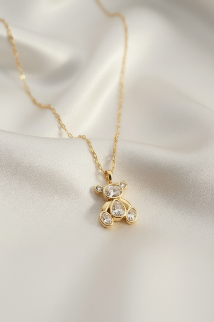 Collier ourson d’or