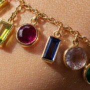 Bracelet cristal de couleur