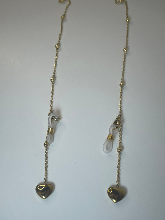 Chaîne lunettes Cœur