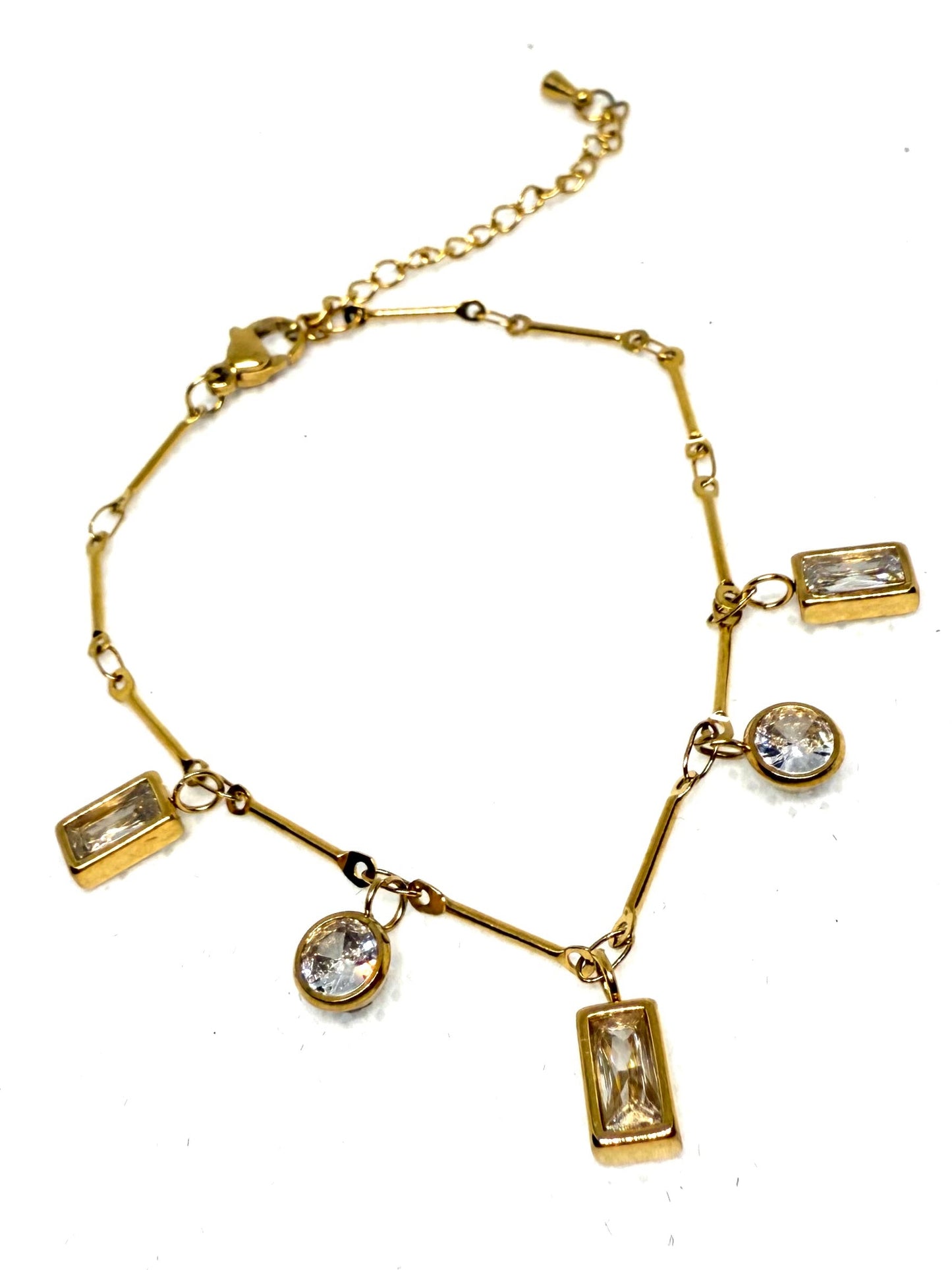 Chaîne cristal nacré