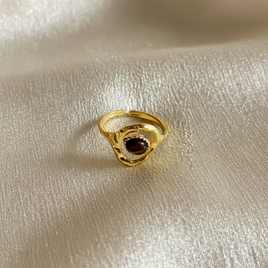 Bague œil de tigre