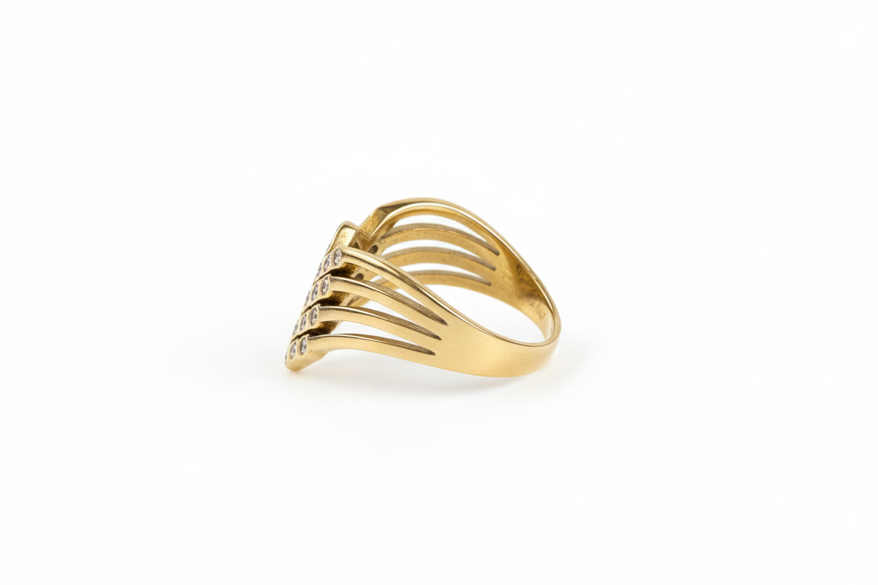 Bague Virginie vue de côté