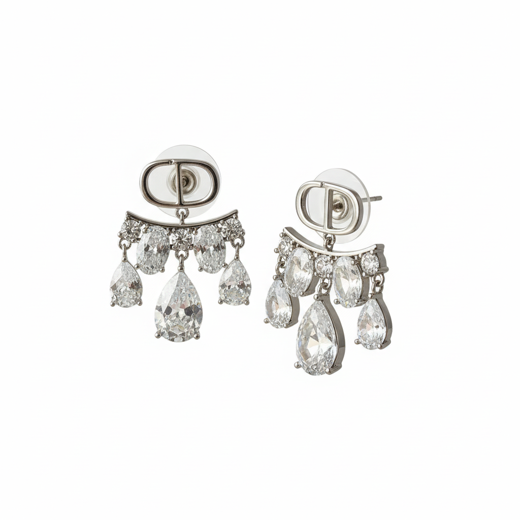 Boucles d'oreilles Charlotte silver - Vue libre