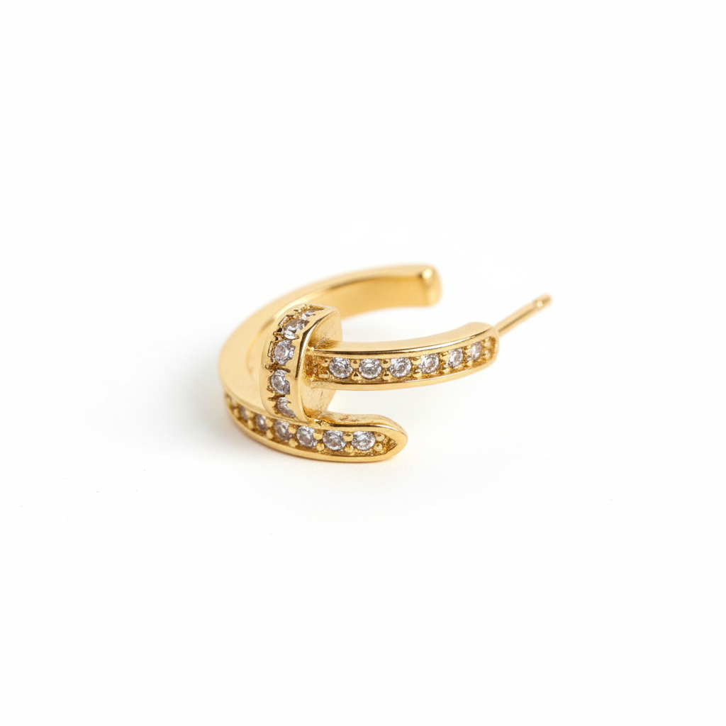 Boucles d'oreilles - détail