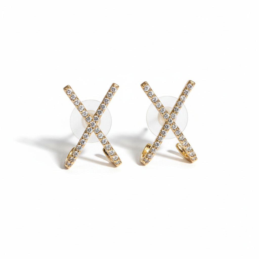 Boucles d'oreilles Xenia fine - Vue 2