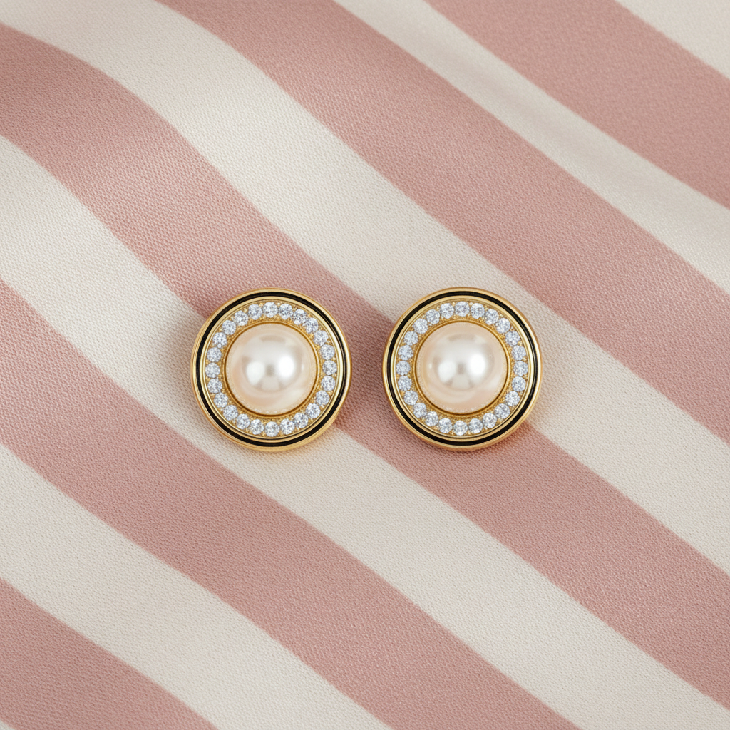 Boucles perles - vue produit