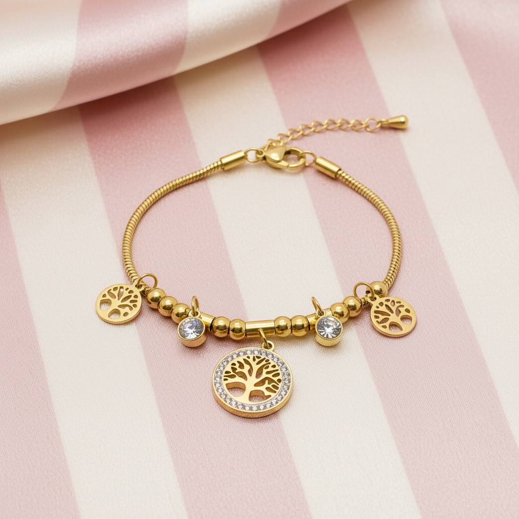 Bracelet Arbre de Vie à plat