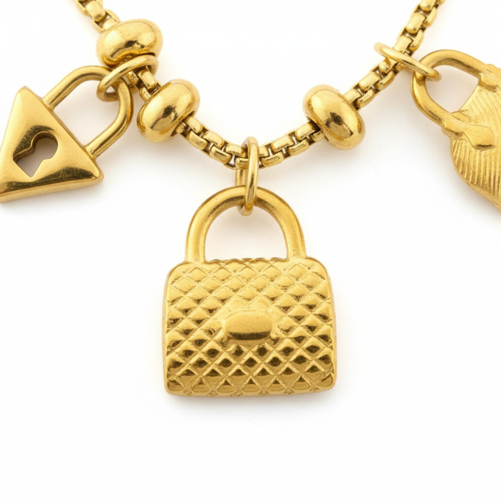 Bracelet cadenas - Détail