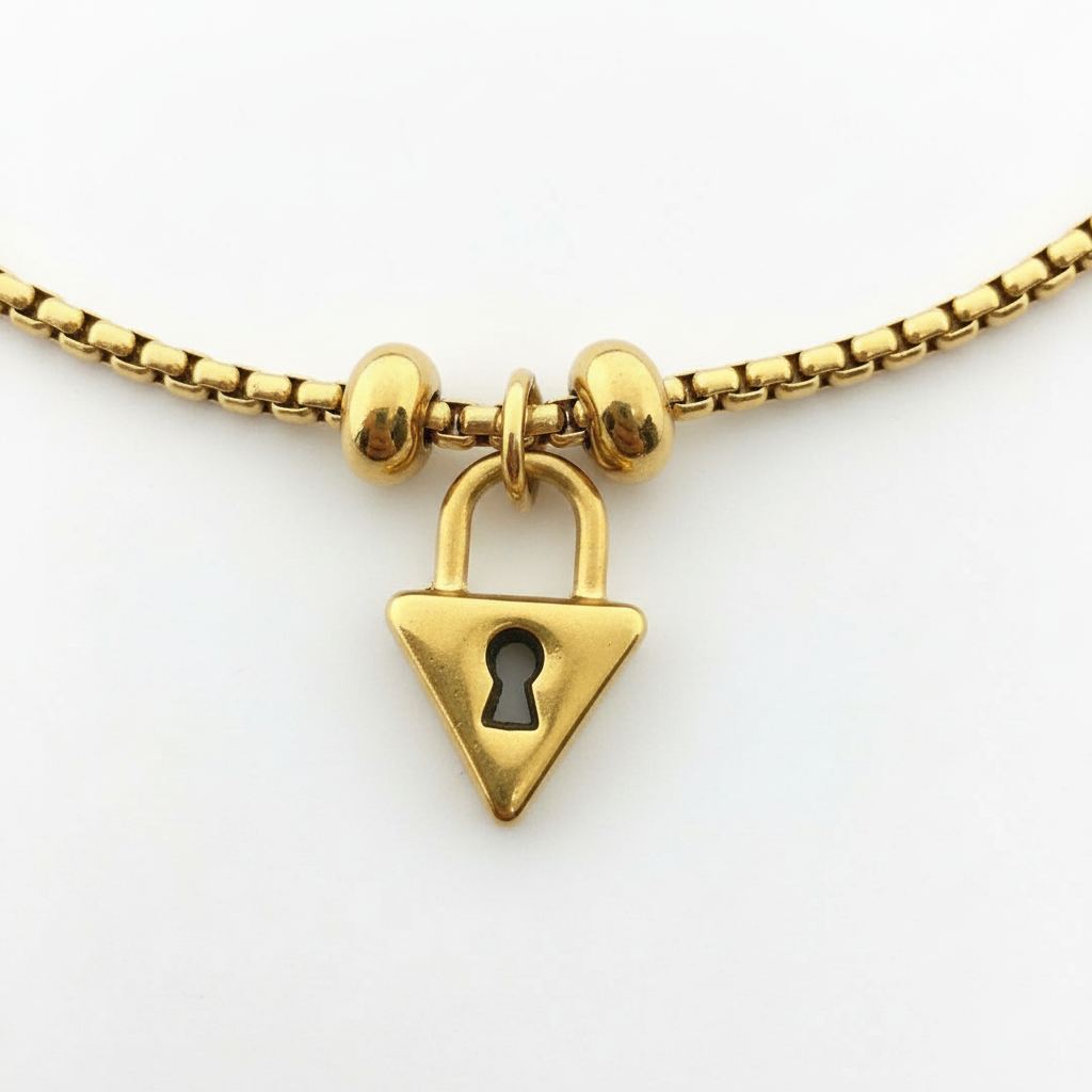 Bracelet cadenas - Gros plan