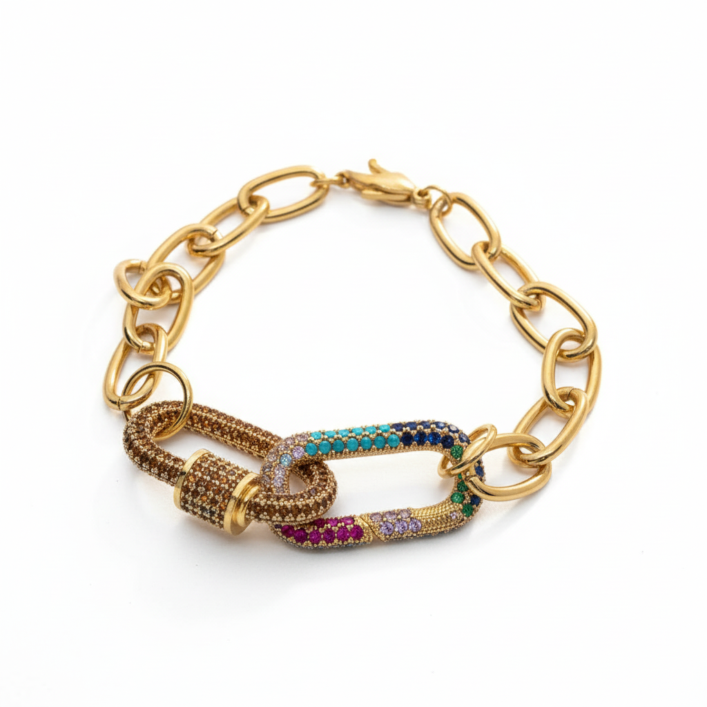 Bracelet carabine double - vue 2