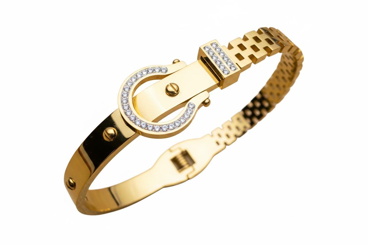 Bracelet Cavalier détail fond blanc