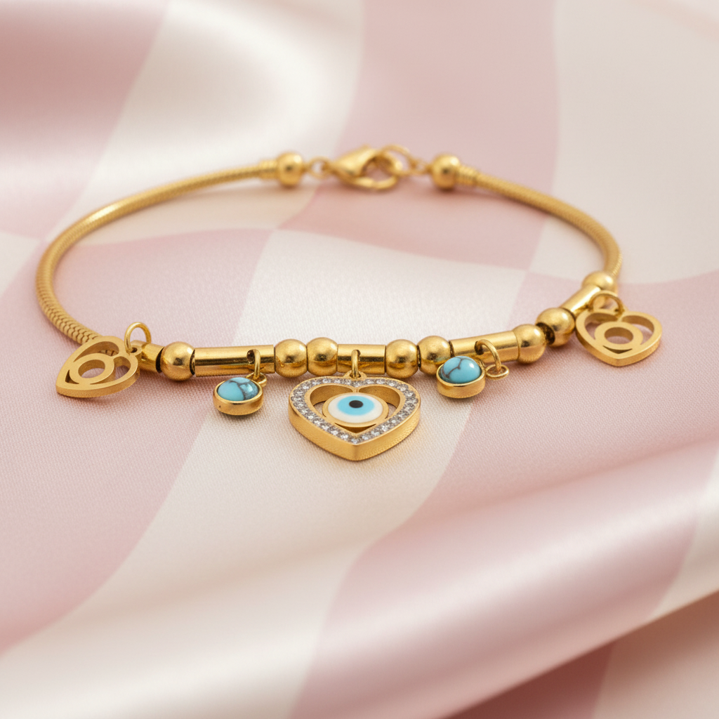 Bracelet œil maléfique détail
