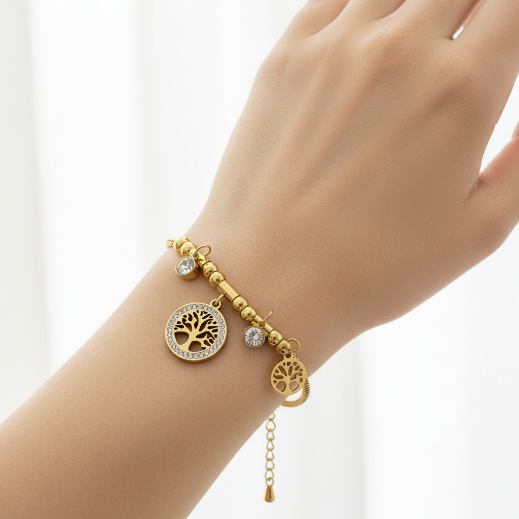 Bracelet nature porté