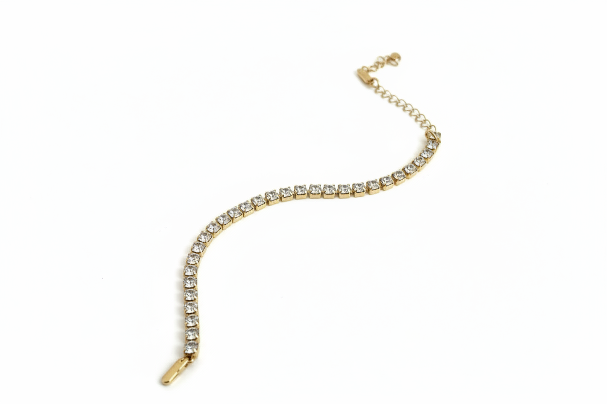 Bracelet Svetlana doré fond blanc vue 1