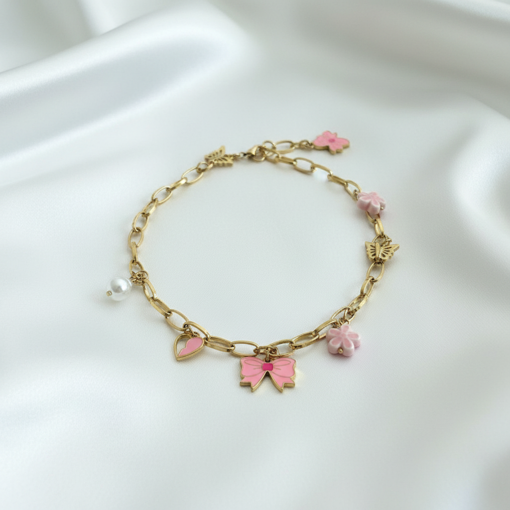 Collier fond soie blanche