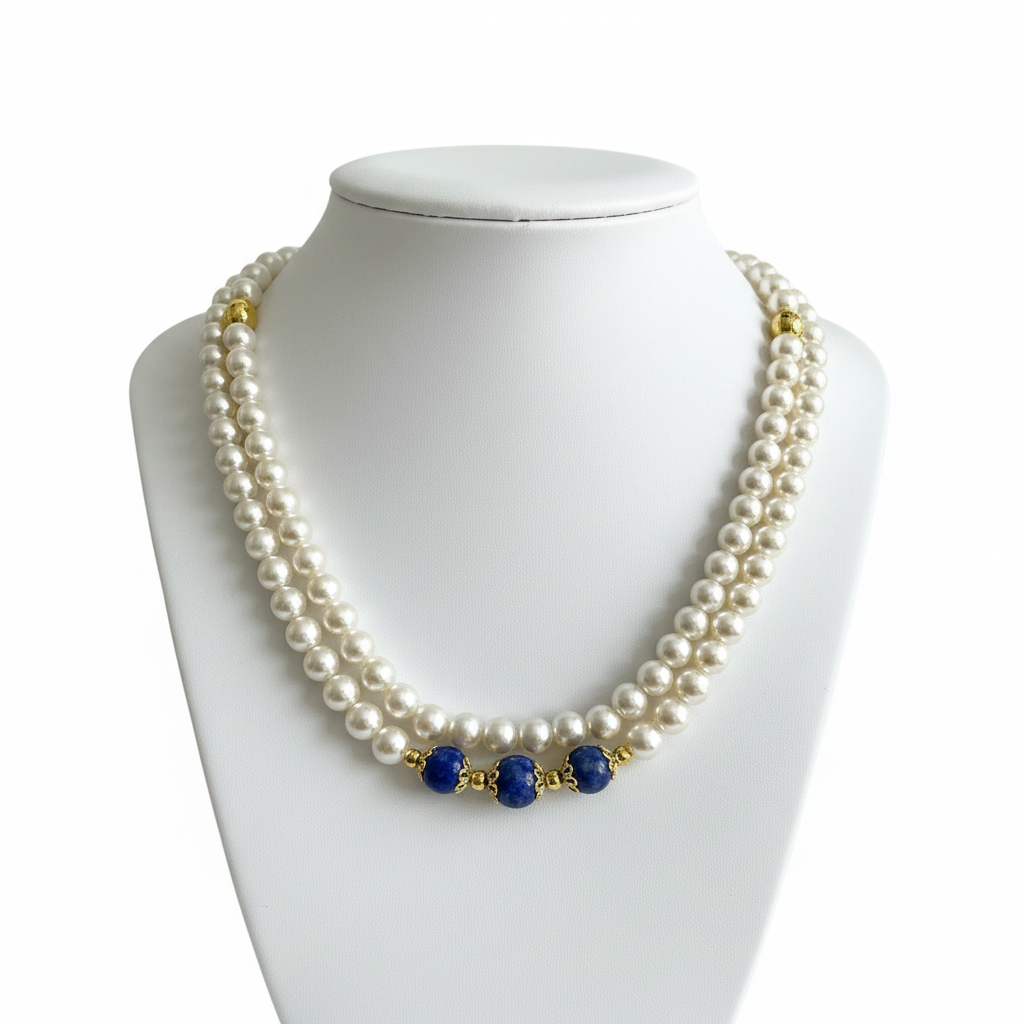 Collier Lapis-lazuli - vue complète