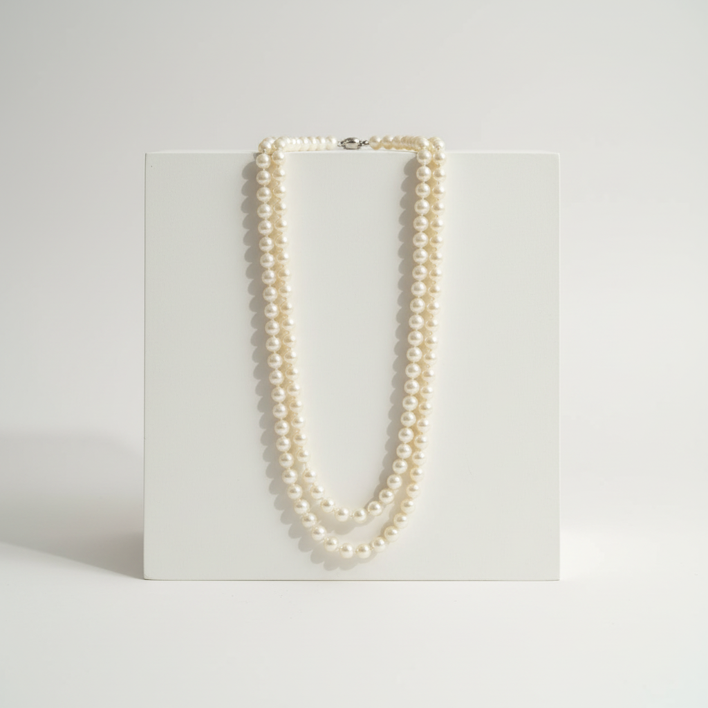 Collier perles - multi-rangs
