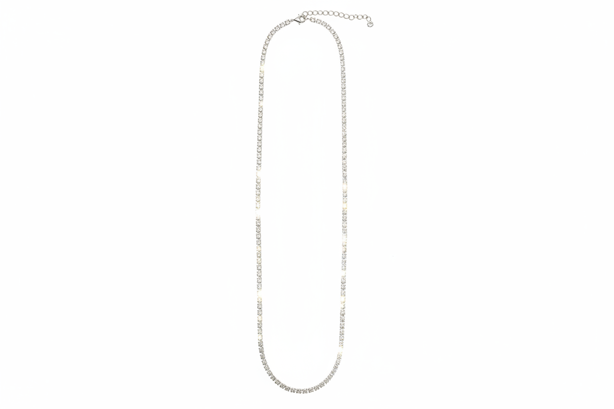 Collier sautoir vertical style luxe
