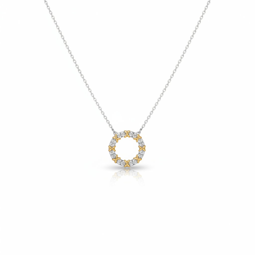 Collier Xenia fin - Vue complète