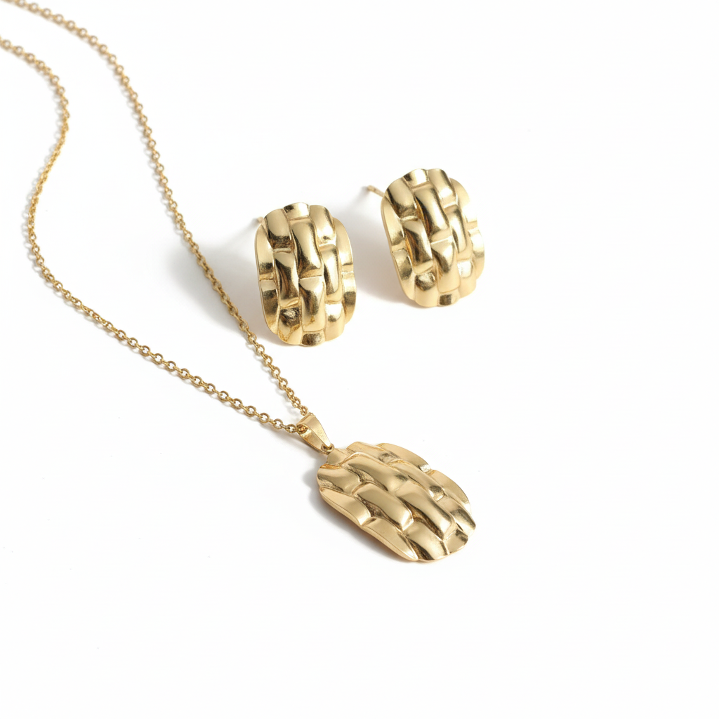 Parure harmonie détail sur fond blanc