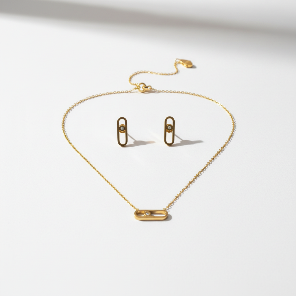 Parure Laura - fond blanc