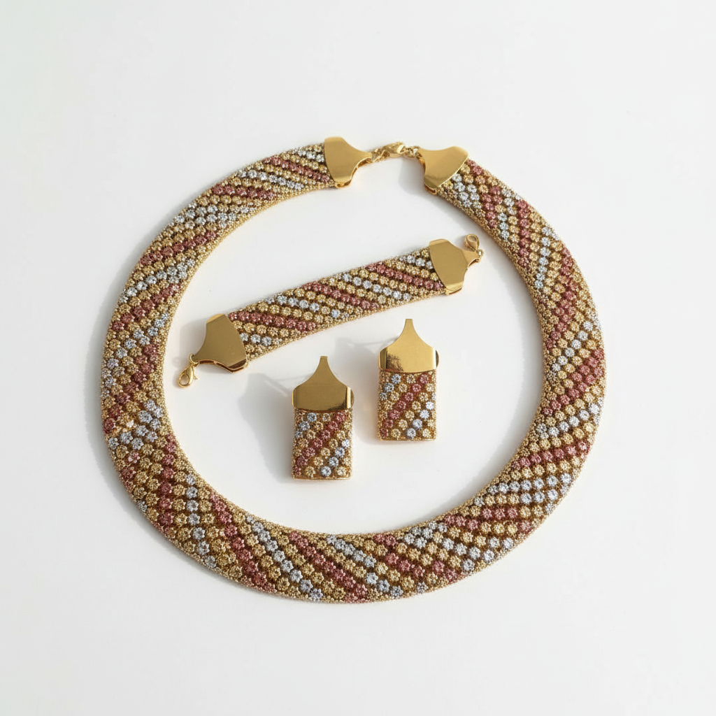 Parure Tribal en couleurs - ensemble